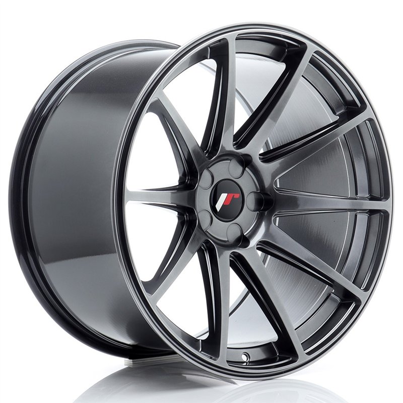 Japan Racing JR11 20x11 ET20-30 5H BLANK Hyper Black