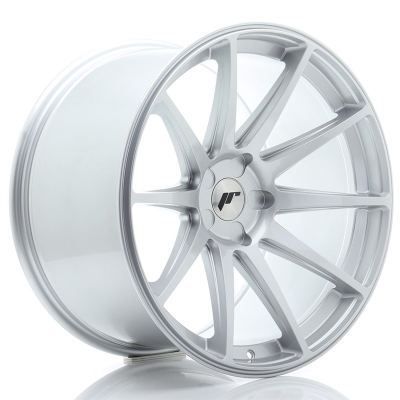 Japan Racing JR11 20x11 ET20-30 5H BLANK Hyper Gris Argenté