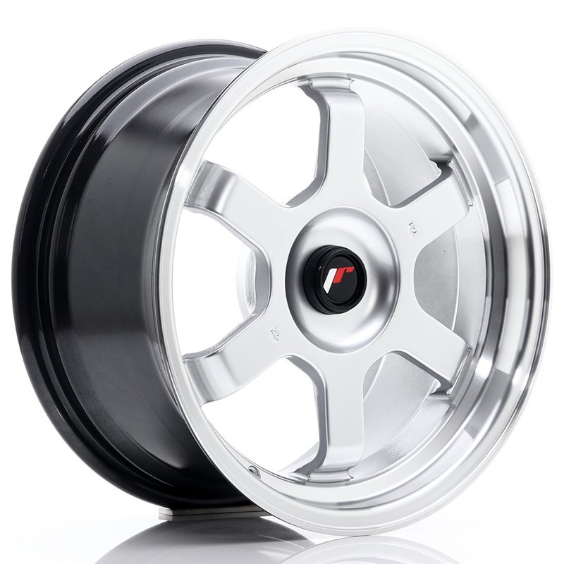 Japan Racing JR-12 16x8" (4 & 5 trous - sur mesure) ET20-22, Gris Argenté