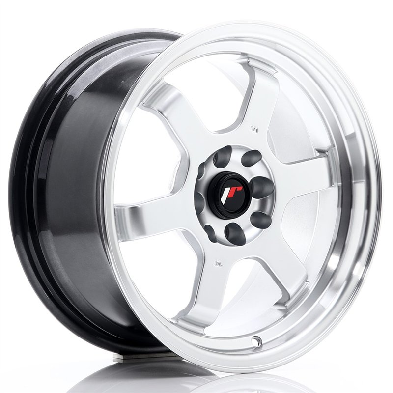 JR Wheels JR12 16x8 ET22 4x100/108 Hyper Silver / Bord Poli