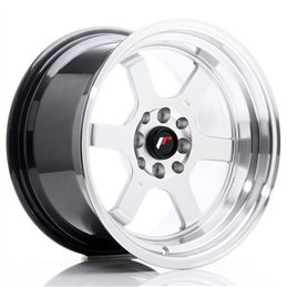 JR Wheels JR12 16x9 ET10 4x100/114.3 Hyper Silver / Bord Poli