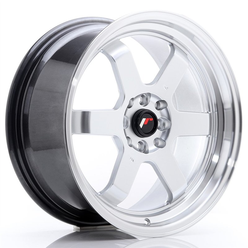 JR Wheels JR12 17x8 ET33 5x100/114.3 Hyper Silver / Bord Poli