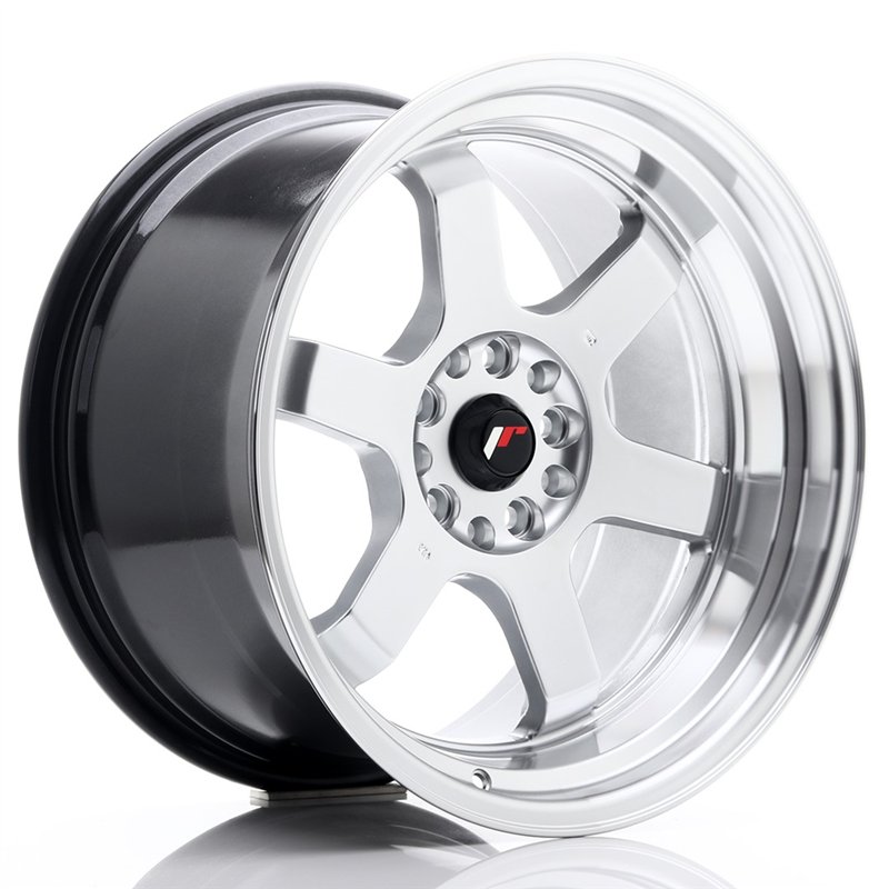 JR Wheels JR12 18x10 ET0 5x114.3/120 Hyper Silver / Bord Poli