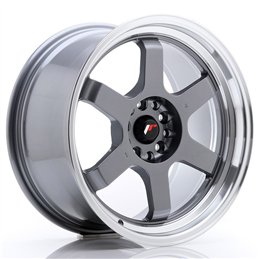 JR Wheels JR12 18x9 ET25 5x114.3/120 Gun Metal / Bord Poli