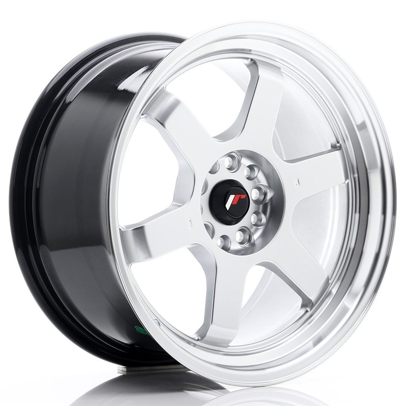 JR Wheels JR12 18x9 ET30 5x112/114.3 Hyper Silver / Bord Poli