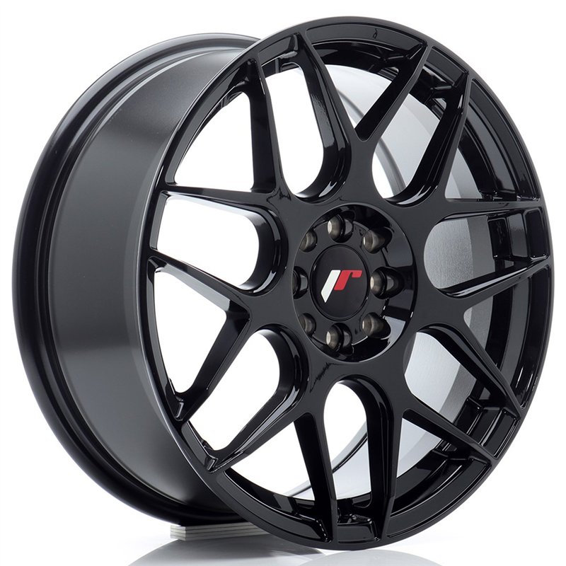 Japan Racing JR-18 17x7" 5x100/114.3 ET40, Noir Brillant