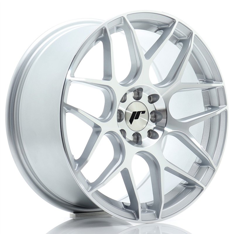 Japan Racing JR-18 17x8" 4x100/114.3 ET35, Gris Argenté Poli