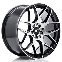 Japan Racing JR-18 17x8" 5x100/114.3 ET35, Noir Poli
