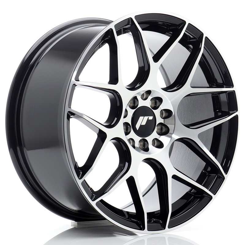 Japan Racing JR18 17x8 ET35 5x100/114 Noir et Branches Polies