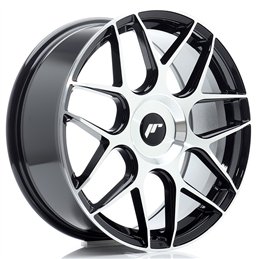 Japan Racing JR18 18x7,5 ET36 5x114,3 Noir et Branches Polies