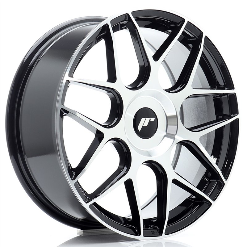 Japan Racing JR18 18x7,5 ET36 5x114,3 Noir et Branches Polies