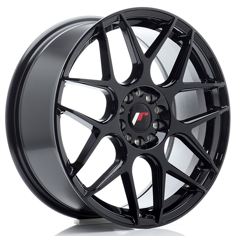 Japan Racing JR-18 18x7.5" 5x112/114.3 ET40, Noir Brillant