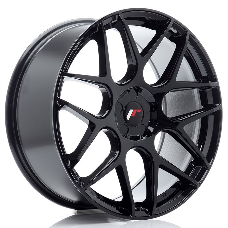 Japan Racing JR-18 Extreme Concave 20x9" (5 trous - sur mesure) ET20-40, Noir Brillant