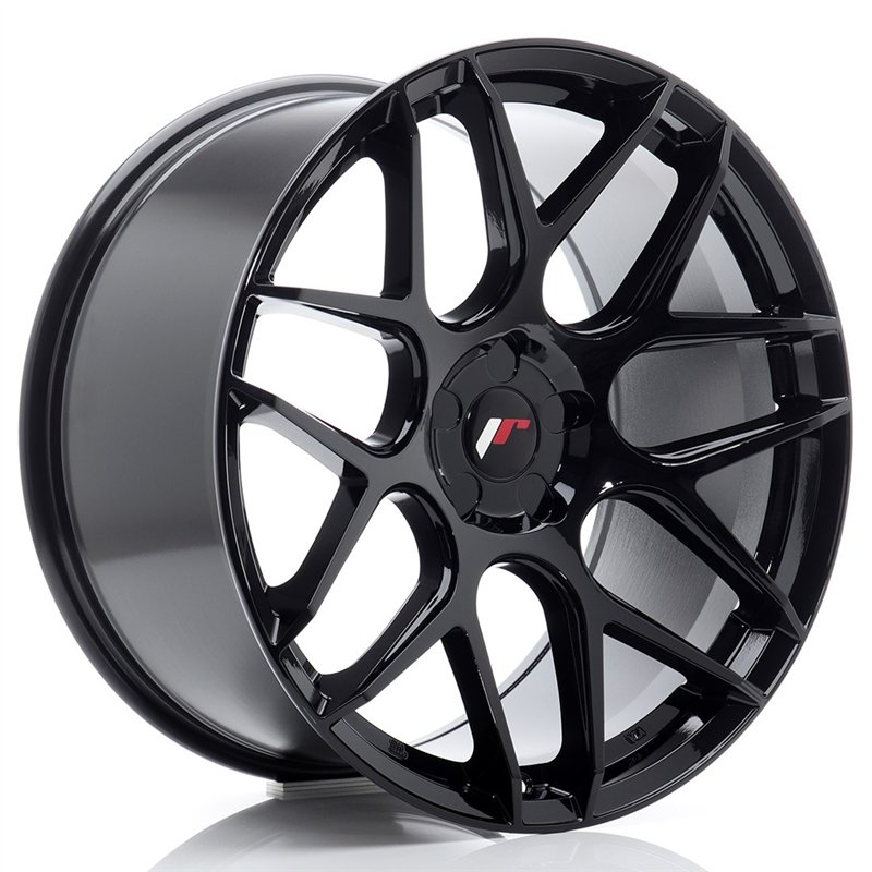 Japan Racing JR-18 Extreme Concave 20x9.5" (5 trous - sur mesure) ET20-35, Noir Brillant