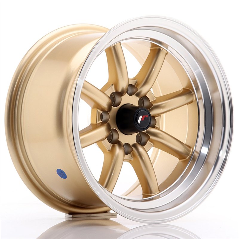 JR Wheels JR19 14x8 ET-13 4x100/114.3 Or / Bord Poli