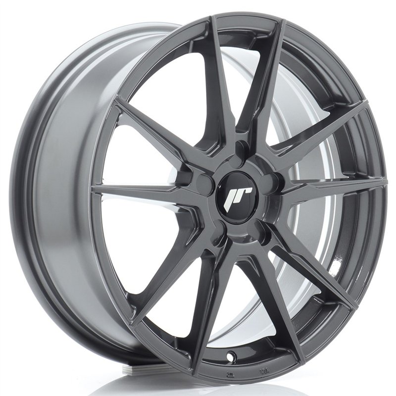 Japan Racing JR21 17x7 ET20-40 5H BLANK Hyper Gray