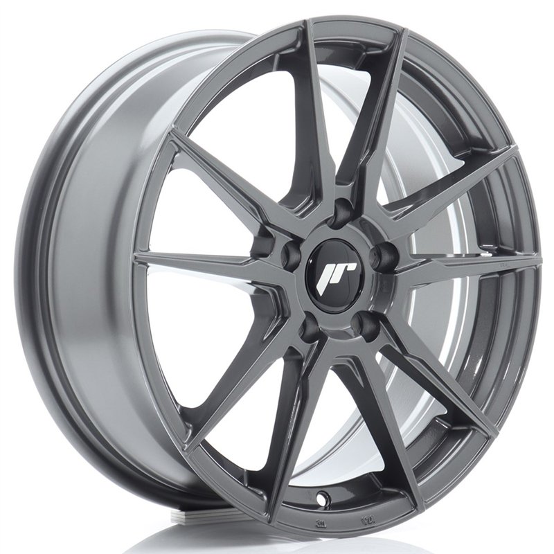 Japan Racing JR21 17x7 ET40 5x114 Hyper Gray
