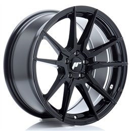 Japan Racing JR-21 17x8" 5x100 ET35, Noir Brillant
