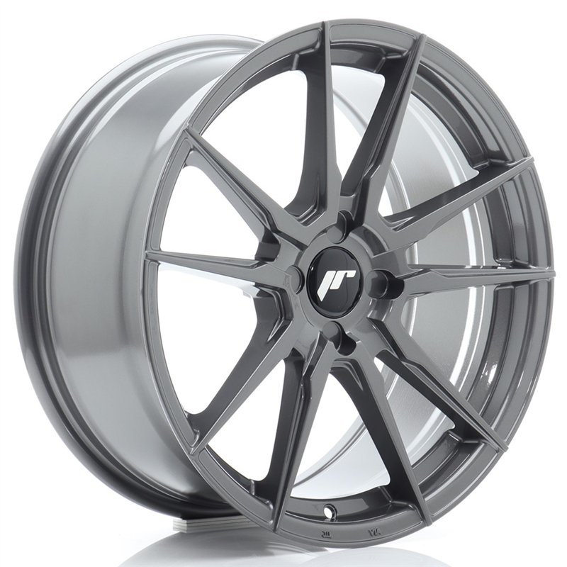 Japan Racing JR-21 18x8" (4 trous - sur mesure) ET20-40, Hyper Gray