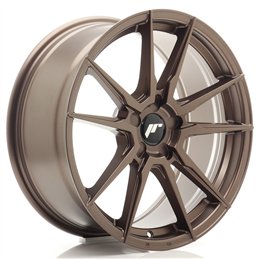 Japan Racing JR21 18x8 ET37 5x100 Bronze Mat