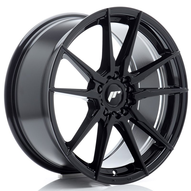 Japan Racing JR-21 18x8.5" 5x112/114.3 ET45, Noir Brillant