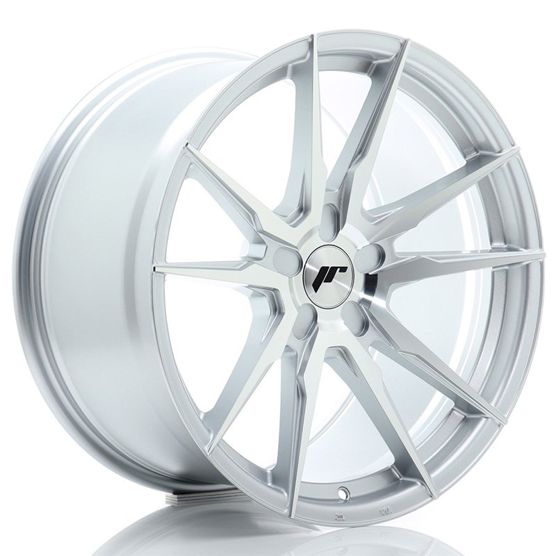 Japan Racing JR21 19x10 ET20-51 5H BLANK Gris Argenté / Poli
