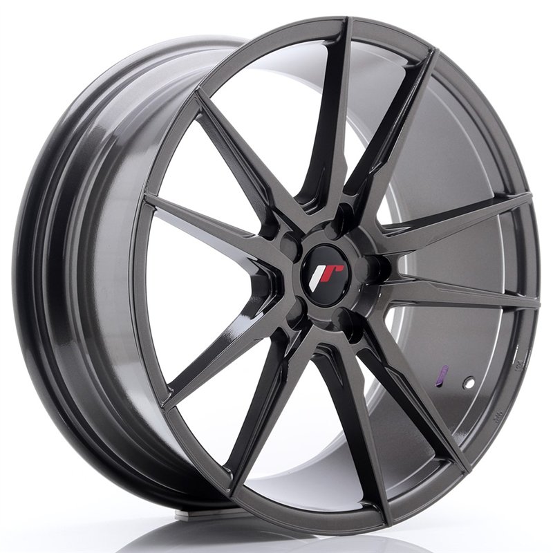 Japan Racing JR-21 20x8.5" (5 trous - sur mesure) ET20-40, Hyper Gray