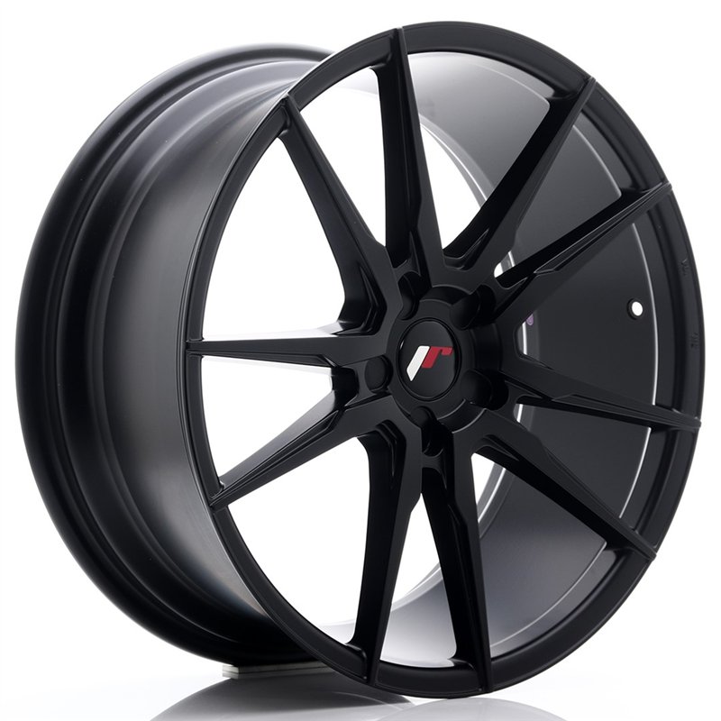 Japan Racing JR-21 20x8.5" (5 trous - sur mesure) ET20-40, Noir Mat / Satiné