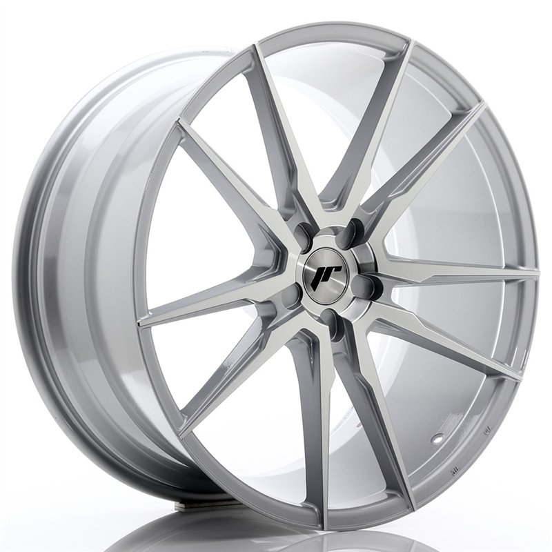 Japan Racing JR21 22x10,5 ET15-52 5H BLANK Gris Argenté