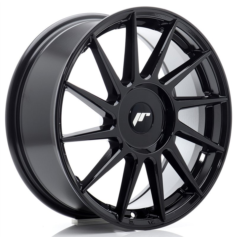 Japan Racing JR22 17x7 ET20-40 BLANK Noir Brillant