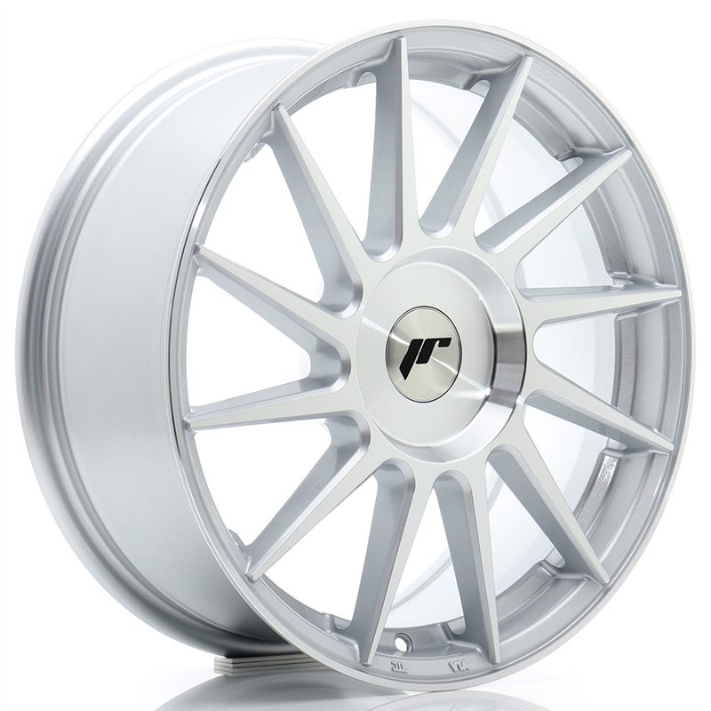 Japan Racing JR22 17x7 ET20-40 BLANK Gris Argenté / Poli