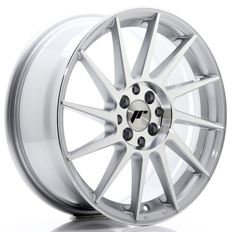 Japan Racing JR22 17x7 ET25 4x100/108 Gris Argenté / Poli