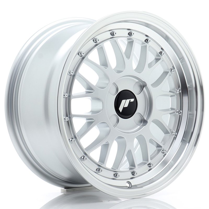 Japan Racing JR-23 16x8" (4 trous - sur mesure) ET20-45, Gris Argenté