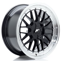 Japan Racing JR-23 18x8" (5 trous - sur mesure) ET20-42, Noir Brillant
