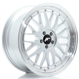 JR Wheels JR23 18x8 ET40 5x112 Hyper Silver w/ Machined Lip