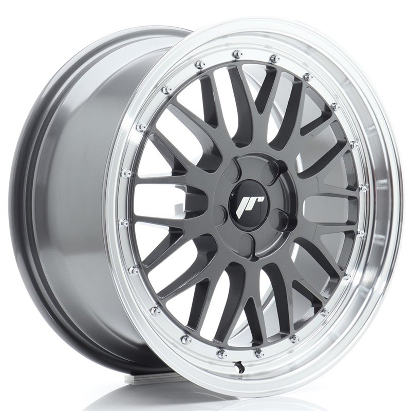 Japan Racing JR23 18x8,5 ET20-48 5H BLANK Hyper Gray et Rebord Poli