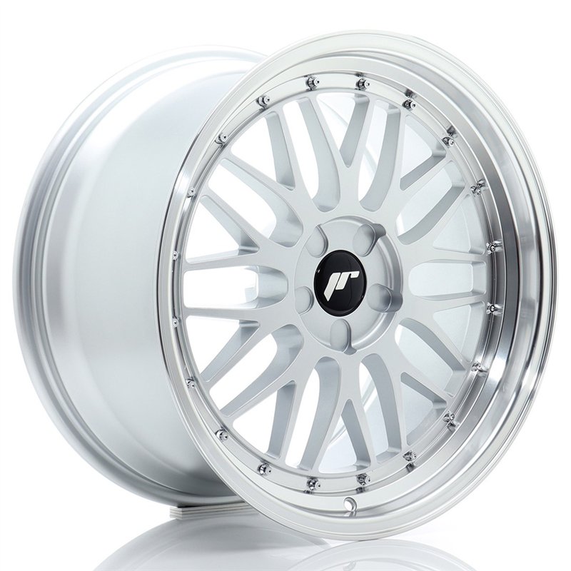 Japan Racing JR23 19x10 ET20-51 5H BLANK Hyper Gris Argenté et Rebord Poli