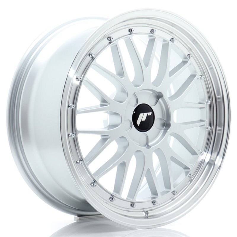 Japan Racing JR23 19x8,5 ET20-45 5H BLANK Hyper Gris Argenté et Rebord Poli