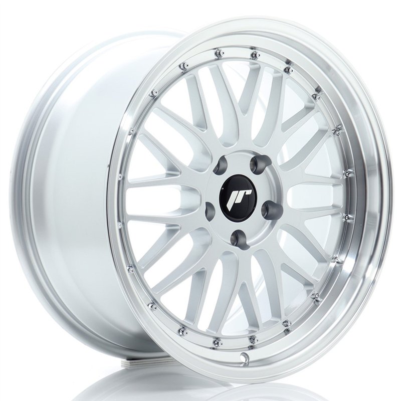 Japan Racing JR23 19x9,5 ET35 5x120 Hyper Gris Argenté et Rebord Poli