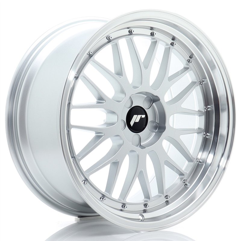 Japan Racing JR-23 20x10.5" (5 trous - sur mesure) ET20-45, Gris Argenté