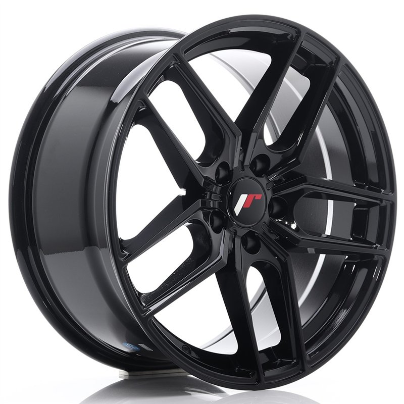 JR Wheels JR25 18x8.5 ET40 5x112 Noir Brillant