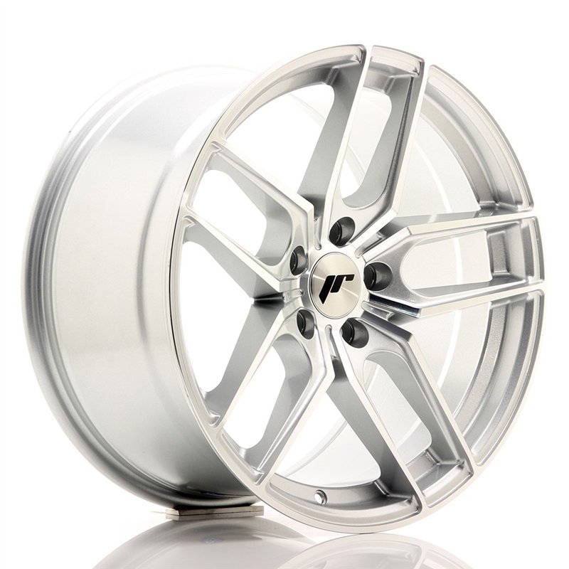 JR Wheels JR25 18x9.5 ET40 5x112 Argent Face Polie