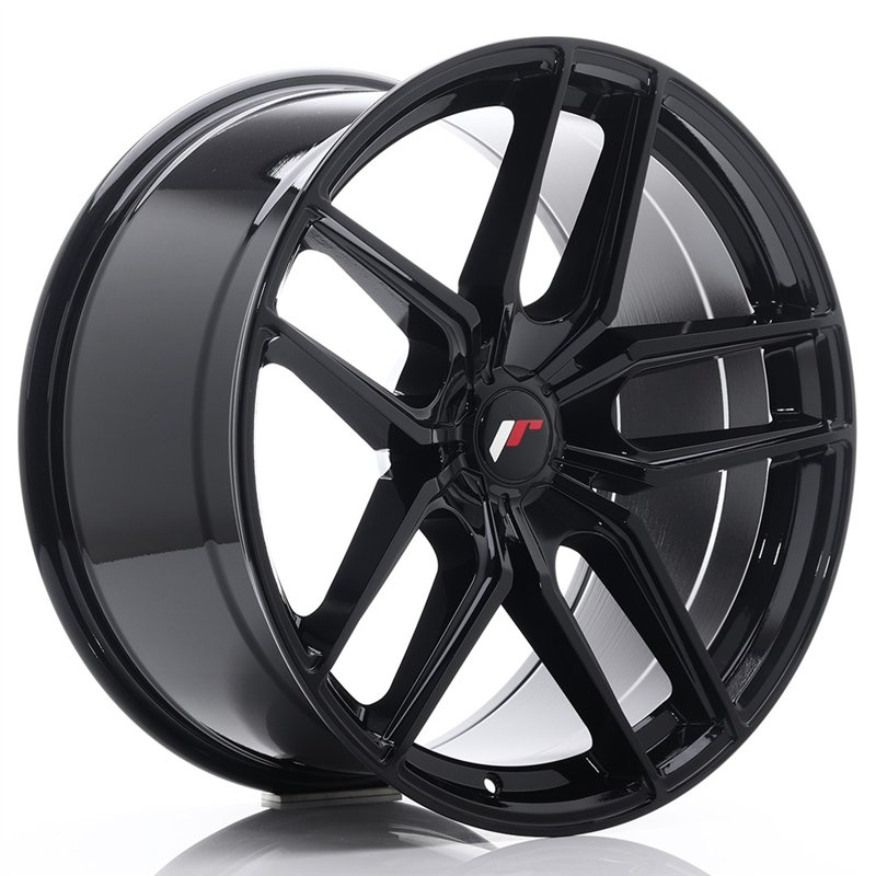 Japan Racing JR-25 Extreme Concave 20x10" (5 trous - sur mesure) ET20-40, Noir / Brillant