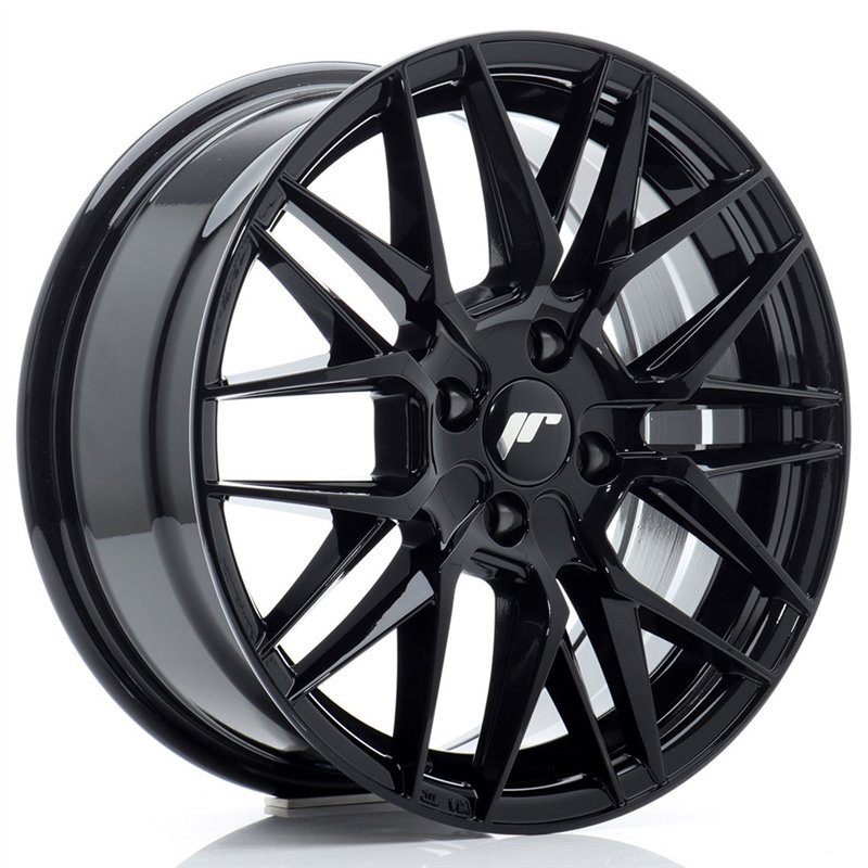 Japan Racing JR-28 16x7" 4x100 ET25, Noir Brillant