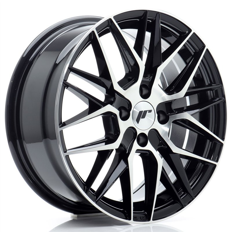 Japan Racing JR-28 16x7" 4x100 ET40, Noir Brillant