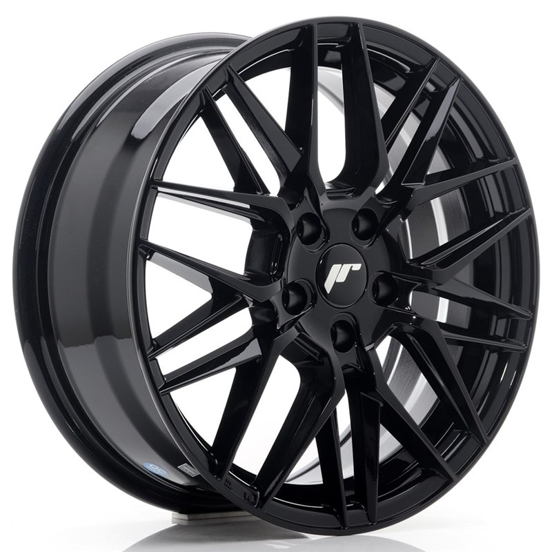 Japan Racing JR-28 17x7" 5x100 ET35, Noir Brillant