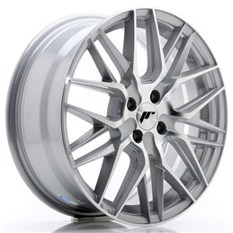 Japan Racing JR28 17x7 ET40 4x100 Gris Argenté / Poli