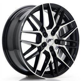 Japan Racing JR-28 17x7" 5x114.3 ET40, Noir Brillant / Poli