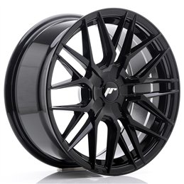 Japan Racing JR-28 17x8" (4 & 5 trous - sur mesure) ET25-40, Noir / Brillant