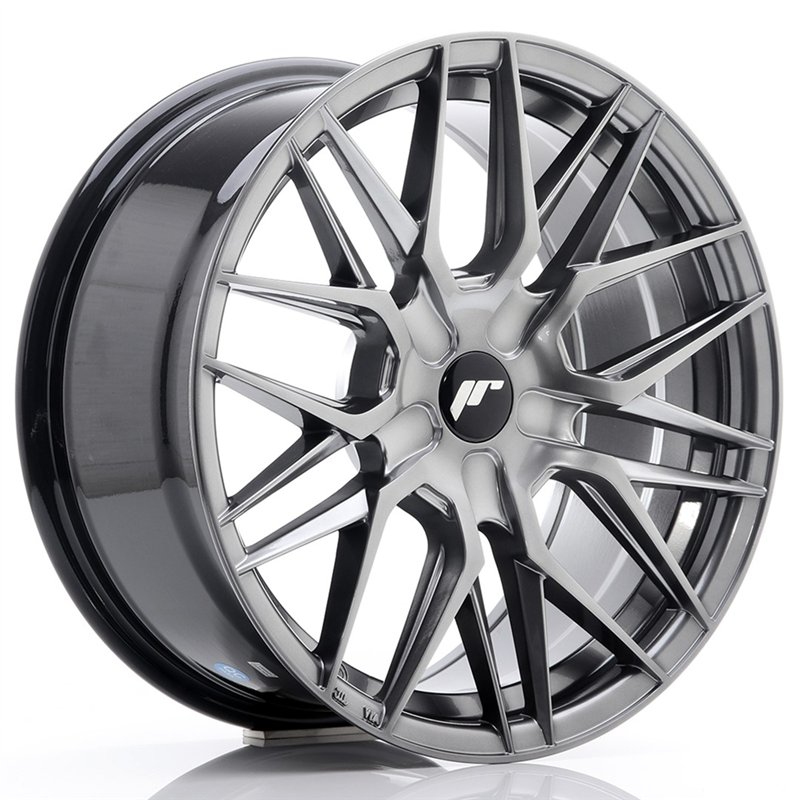 Japan Racing JR-28 17x8" (4 & 5 trous - sur mesure) ET25-40, Hyper Black